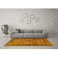 thumbnail image 3 of Ahgly Company Indoor Square Animal Yellow Traditional Area Rugs, 4' Square, 3 of 4