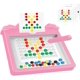 thumbnail image 5 of Tablero magnético para garabatear, tablero magnético con bolígrafo magnético y cuentas magnéticas de colores, juguetes para niños pequeños, juguete educativo preescolar, juguetes Montessori para niño, 5 of 5