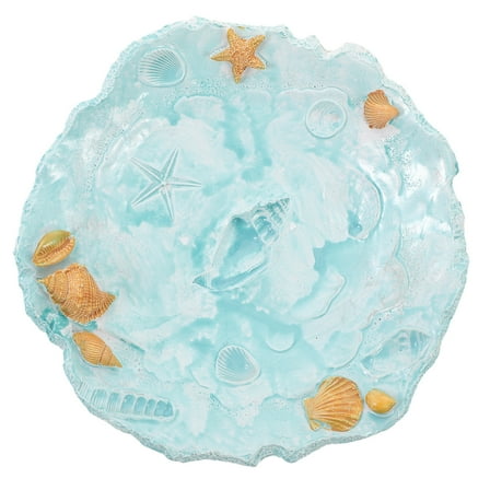 MLINS Serving Platter Decorative Tray Resin Dessert Serving Tray Kitchen Tableware Tray