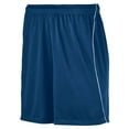 thumbnail image 2 of Augusta L Wicking Soccer Shorts With Piping Navy/White 460, 2 of 2