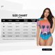 thumbnail image 5 of Balery Beach with Palm Trees Body de cuello redondo de manga corta para mujer Tops de manga corta Tops básicos-Medium, 5 of 7