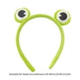 thumbnail image 3 of Aellinatey Carnivals Green Frog Headband Plush Hairbands Cute Girls Washing Face Headband, 3 of 21