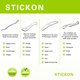 thumbnail image 2 of Juego de herramientas para raspar y masajear Gua Sha STICKON de acero inoxidable, 2 of 7