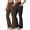 Brown & Black, variant on Rosvigor Flare Yoga Pants for Women High Waisted Leggings Tummy Control Workout Pants No Front Seam Trousers with Pockets