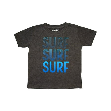 

Inktastic Surf Surf Surf in blue Gift Toddler Boy or Toddler Girl T-Shirt