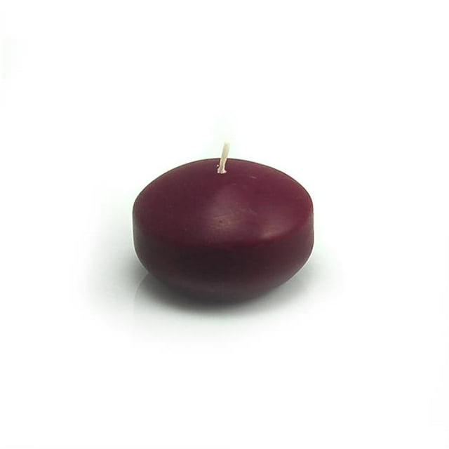Jeco CFZ-009-12 1.75 in. Floating Candles, Burgundy - 288 Piece
