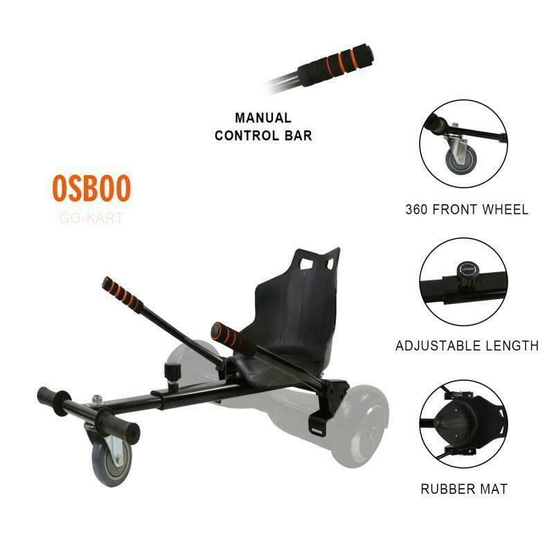 Hoverkart Electric Gokart Conversion Kit Adjustable Hoverboard Go Cart