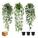 thumbnail image 1 of Plantas Artificiales Colgantes Decorativa Con Macetas Belug,  Verde, 1 of 5