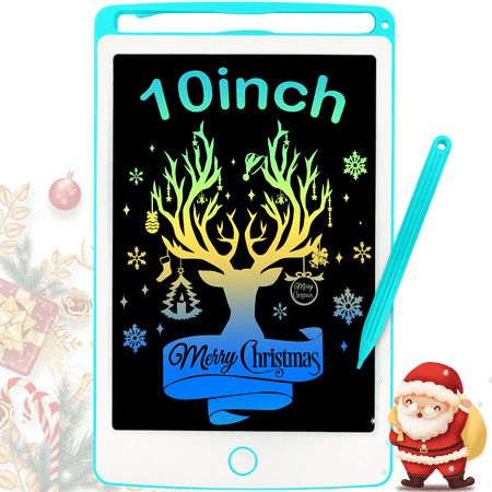 Adofi LCD Writing Tablet for Kids, 10-inch Color Drawing Board Kids Electronic Tablet Toys for Drawing and Writing, Child Graphics Tablet for Kids at Home, School, Car Travel