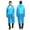 Blue, variant on Durable Reusable EVA Raincoat, Portable Waterproof Rain Cape with Hood and Elastic Sleeves, Easy Snap Fasteners for Quick Wear, Ideal for Camping, Hiking, Travel, and Outdoor Activities