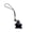 Black, variant on Keychain Pendant Cartoon Ghost Shape Halloween Party Phone Pendant with Lanyard Backpack Accessories