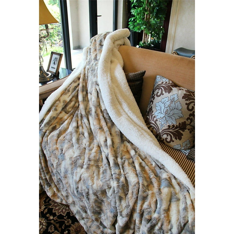 Lynx fur throw new arrivals
