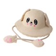thumbnail image 1 of Sombrero de sol para Niñas Sunnimix Sombrero de playa Plegable Gorra de Panamá Al Aire Libre beige, 1 of 8