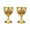 Gold, variant on YIEMEEN 2Pcs Vintage Medieval Goblet Drinking Glass Drink Cup Metal Wine Glass Party Supplies for Collection, Decoration