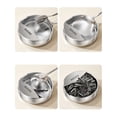 thumbnail image 6 of Stainless Steel Spoon Rest, Spoon Rest for Stove Top, Spoon Rest for Kitchen Counter, Cooking Spoon Holder, Tabletop Cooking Utensil Drip Tray, Anti-Rust Round Ladle Spatula Holder 1Pcs, 6 of 9