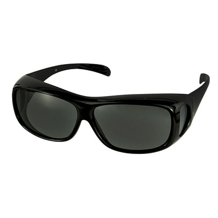 LensCovers Wear Over Sunglasses Polarized, Fits Over Prescription Frames