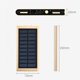 thumbnail image 5 of Cargador Solar Portátil De 20000 Mah Banco De Energía De Energía De Aleación A Prueba De Herrumbre Para Dispositivos Digitales De Teléfonos Móviles Al Aire Libre Yuarrent EL009707-00, 5 of 5