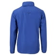 thumbnail image 3 of Men's Cutter & Buck Blue Durham Bulls Big & Tall Charter Eco Knit Recycled Full-Zip Jacket, 3 of 3