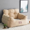thumbnail image 1 of Asiento para Perro Ajustable, con Bolsillo de Almacenamiento, con Correa de Seguridad, Perrera Suave, Cama Transportadora para Masco Colco Portadores de asiento de coche, 1 of 8