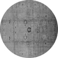 thumbnail image 1 of Ahgly Company Indoor Round Oriental Gray Industrial Area Rugs, 3' Round, 1 of 4