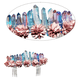 thumbnail image 3 of Corona de diosa de la luna, Tiara de cuarzo de cristal crudo, corona de sirena, tocado de hada para boda, diadema para fiesta, 3 of 5