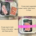 thumbnail image 6 of Thaw Belt, Silicone Sink Thawing Fixator Belt, Fast Defrost Belt for Frozen Food, Non Stick Thawing Belt, Kitchen Gadgets for Vegetable Steak, Reusable Defroster Strap, Super Suction Meat Defroster, 6 of 6