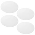 thumbnail image 1 of OULII 4Pcs Anti Vibration Record Mat White Felt for Turntable Music Lovers, 1 of 8