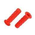 thumbnail image 1 of Cubiertas de empuñaduras de manillar de bicicleta Unique Bargains 120mm, protectores de empuñaduras de bicicleta de goma naranja, ligeras, 1 par, 1 of 6