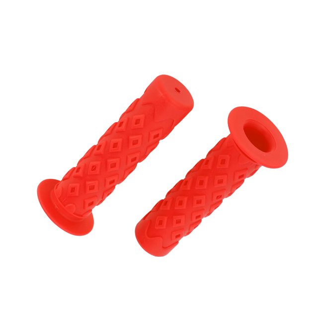 Cubiertas de empuñaduras de manillar de bicicleta Unique Bargains 120mm, protectores de empuñaduras de bicicleta de goma naranja, ligeras, 1 par