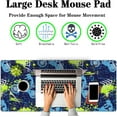thumbnail image 2 of Gaming Mousepad Large Gaming Pad, Pc Mouse Pad Big Mouse Pads, Desk Pad Mat Non-Slip Rubber Base Waterproof with Stitched Edges, 35.4 X 15.7 inch for Work/Game/Office/Home Sports Motocross, 2 of 6