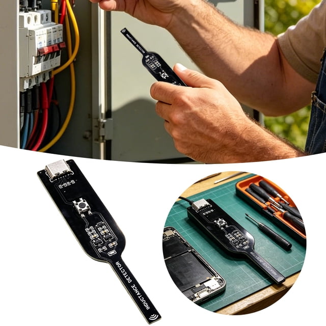 Outdor Inductance Meter Tester For Capacitor Coil Measurement With LCD Display Portable Handheld For Electronics Engineers