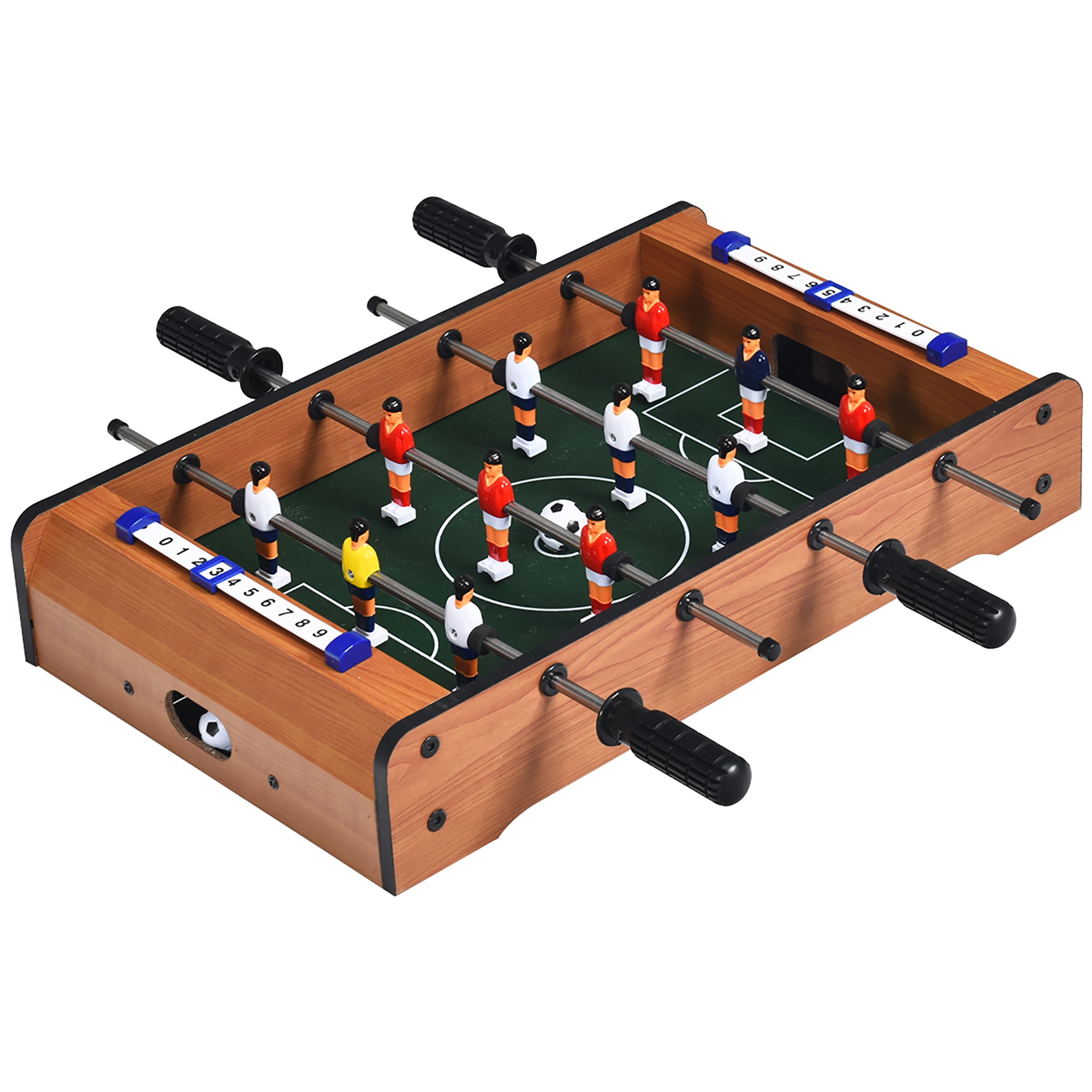 Mini Table Top Pool Air Hockey Football Foosball Soccer Family Games Toy Gift 
