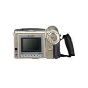 Sharp Viewcam VL-A10U - Camcorder - 270 KP - 16x optical zoom - Video8 - black, champagne