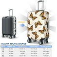 thumbnail image 6 of Highly Elastic Spandex Suitcase Cover Luggage Cover Protector Large Fits 25 to 28 Inch Monarch Butterflies Prints, 6 of 6