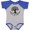 Baseball Heather and Royal, variant on Inktastic Save the Planet Tree Design with Green Leaves Boys or Girls Baby Bodysuit
