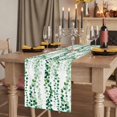 thumbnail image 2 of Table Runners 36 Inches Long Dress Scarves, Green Weeping Eucalyptus Farmhouse Kitchen/Dining Table Runner, Short Coffee Tablerunners, Spring Summer Country Leaves 13x36 Inch, 2 of 9
