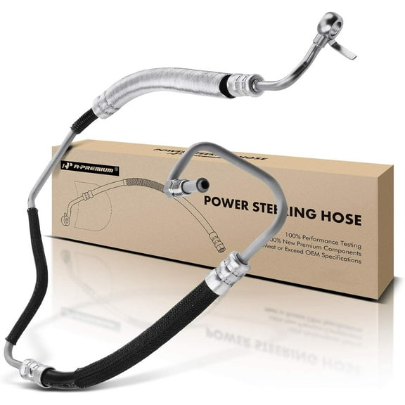 A-Premium Power Steering Pressure Hose Line Assembly Compatible with Lexus RX350 2007 2008 2009, 3.5L, Pump to Rack/Gear, Replace # 444100E020, 444100E021