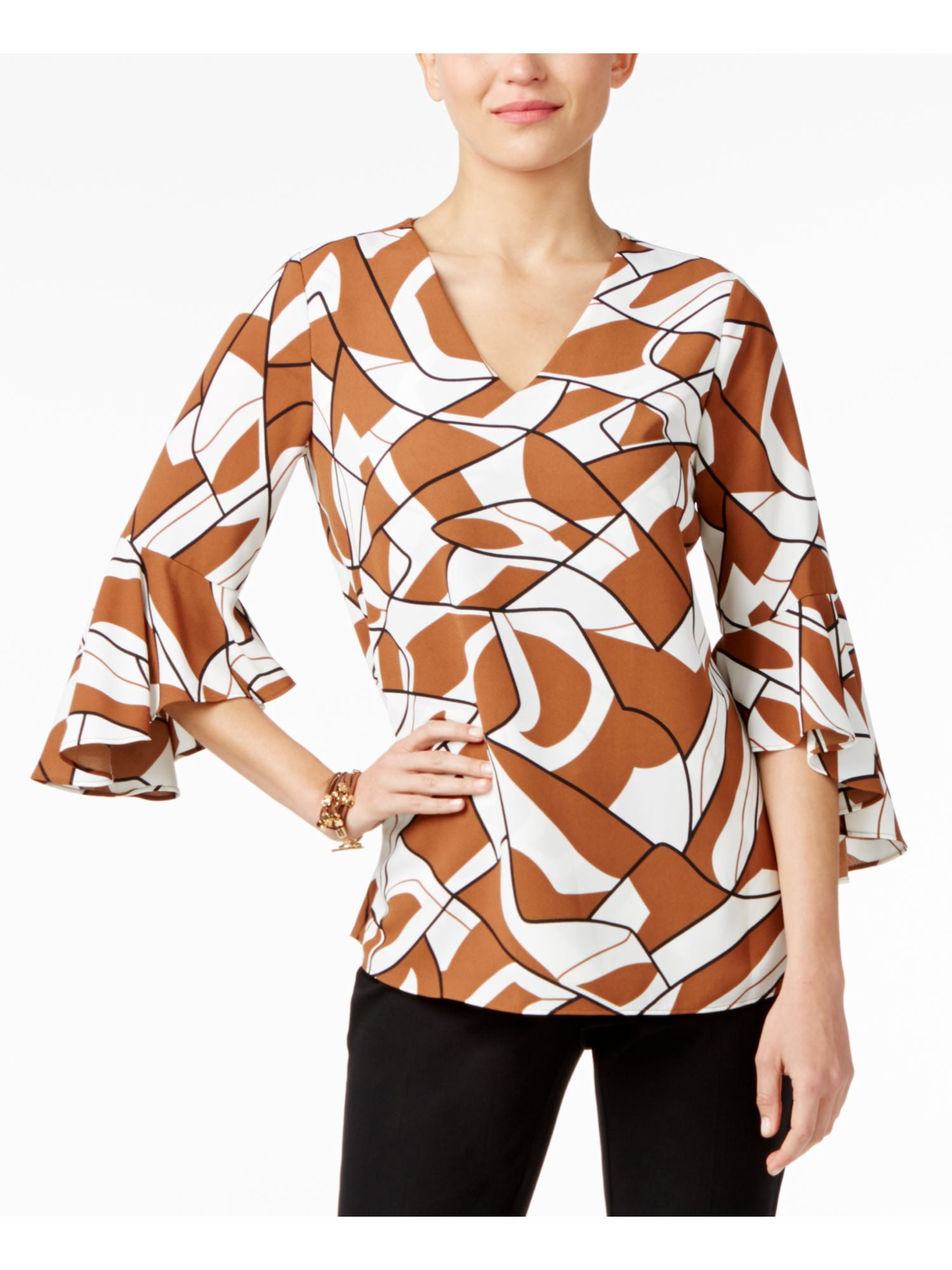 alfani bell sleeve top