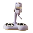 thumbnail image 4 of Dispensador de agua para mascotas, cuenco para perros, comedero multifuncional para mascotas, bebedero automático para conejos, hámsteres y gatitos. violeta, 4 of 9