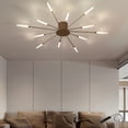 thumbnail image 3 of Sa De Estar Lámpara De Techo Candebro Luz Accesorios De Iluminación Dorado Oro 12Cabeza Sunnimix Lámpara de techo, 3 of 8