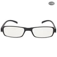 thumbnail image 2 of Gafas de lectura con bloqueo de luz azul, ligeras, para presbicia, para hombres y mujeres (+150 marco negro), 2 of 8