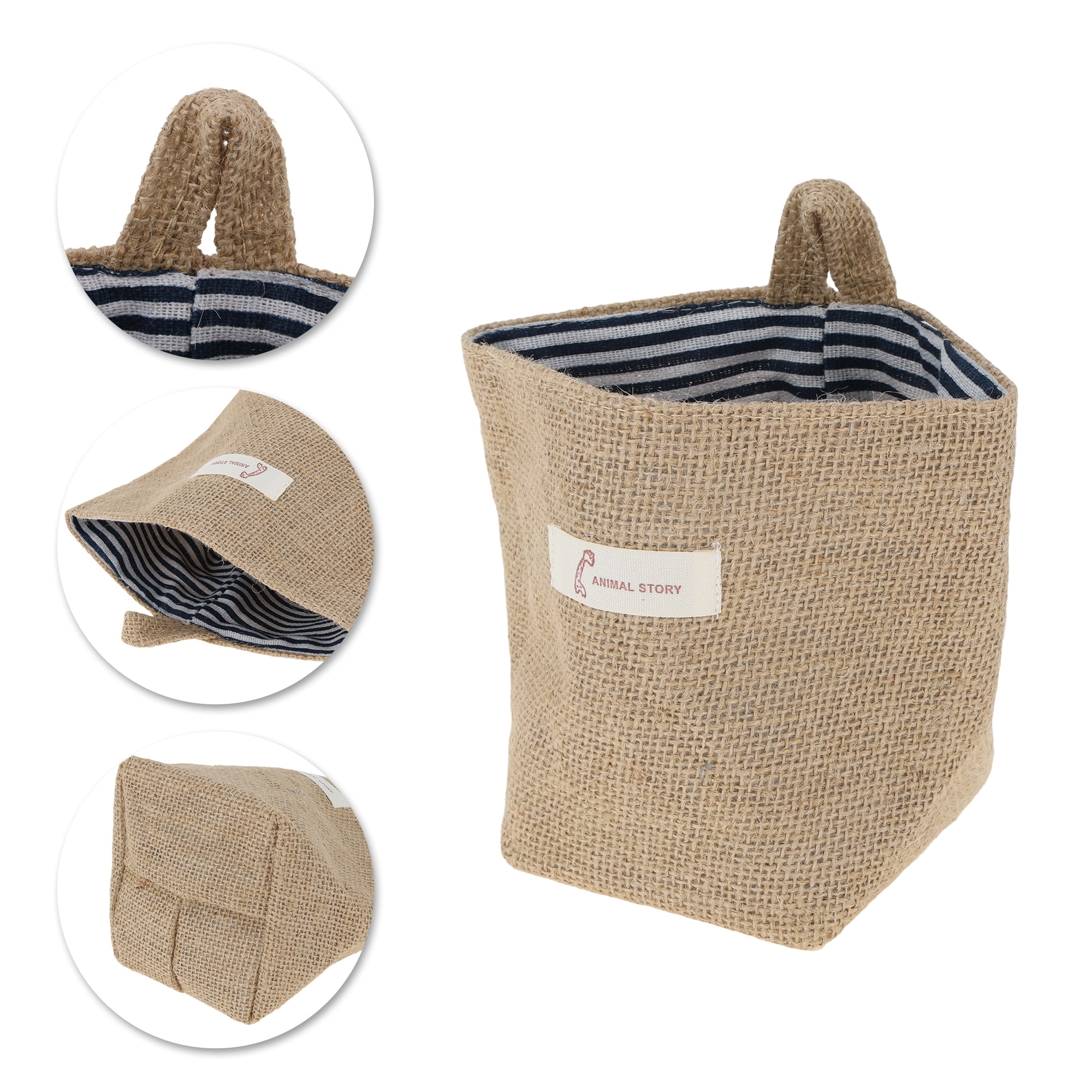 Unique Bargains Simple Durable Hanging Storage Bags 1 Pc Yellow Brown, Blue