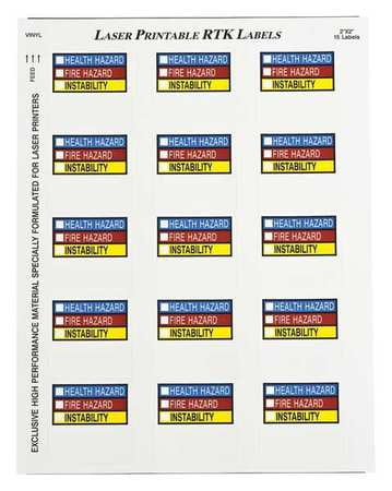 2 Set of 250 Roll Products 163-0012 Litho Removable Adhesive HMIG Label with 4 Color Imprint White 
