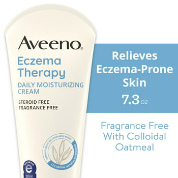 Aveeno Eczema Therapy Daily Soothing Body Cream, Steroid-Free, 7.3 oz