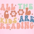thumbnail image 3 of CafePress - All The Cool Kids Are Reading T Shirt - Light T-Shirt Kids XS-XL, 3 of 4