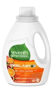 Seventh Generation Liquid Laundry Detergent, Fresh Citrus scent, 66 Loads, 100 oz