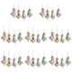 thumbnail image 1 of Adornos navideños de madera con forma de ángel. Adornos rústicos de estilo granja con forma de ángel. Adornos para colgar en el árbol de Navidad para decorar el hogar en Navidad., 1 of 7