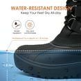 thumbnail image 3 of DREAM PAIRS Women Winter Mid Calf insulation Waterproof Faux Snow Boots, 3 of 5