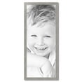 thumbnail image 2 of ArtToFrames 18" x 44" Classic Silver Picture Frame, 18x44 inch Silver Wood Poster Frame (WOM-4926), 2 of 7