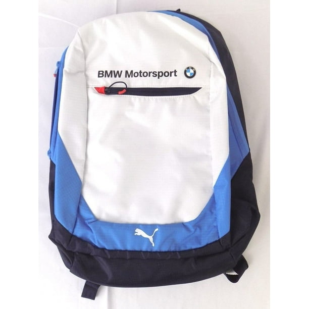 PUMA BRAND NEW MEN'S BMW MOTORSPORTS M3 LIGHT BLUE BACKPACK BOOKBAG BAG